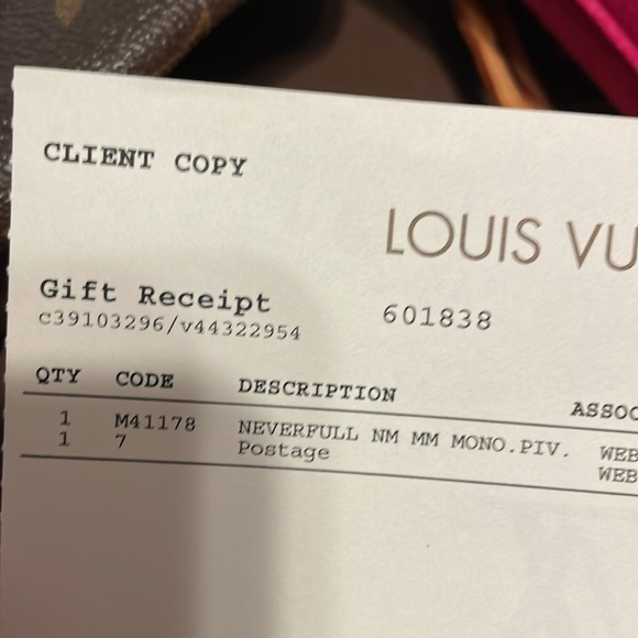 Authentic ✅ Louis Vuitton Neverfull MM pivione purse work bag tote monogram 💕 - Picture 15 of 15